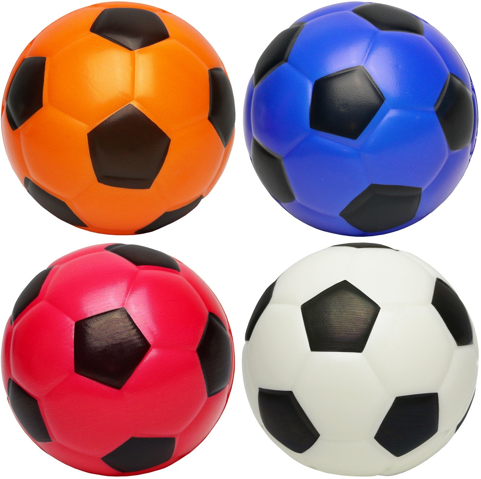 Kiddie Play Set of 4 Balls for Toddlers 1-3 Years 4 Soft Soccer Ball for Kids