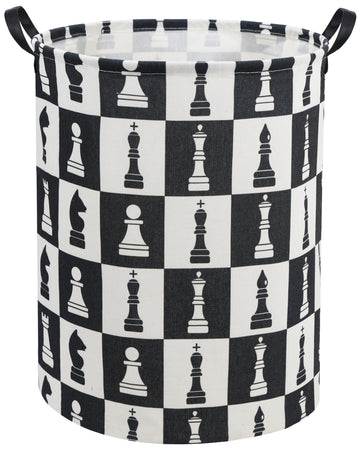 TIBAOLOVER Chess Kids Laundry Basket Baby Hamper Chess Toy Storage Bin for Boys Room Decor Baby Nursery Hamper Gift Baskets for 