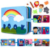 ArtCreativity Montessori Quiet Book - Busy Book for Kids with 16 Pages Full of Interactive Activities - Montessori Toys for Chil