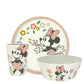 Zak Designs Disney Kids Dinnerware Set 3 Pieces, Durable and Sustainable Melamine Bamboo Plate, Bowl, and Tumbler are Perfect Fo