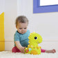 Bright Starts Go, Go, Dino Crawl & Count Activity Toy for Infants - Rolls, Lights Up, Plays Music and More, Ages 6 Months+