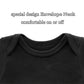 Gleaming Grain Baby Black Onsies 100% Cotton Short Sleeve Baby Bodysuits Solid Color Infant Bodysuits For Newborn Baby 3-Pack (B