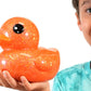JA-RU Giant Glitter Rubber Ducks (1 Duck Assorted) 7 Large Rubber Duck. Kid Bath Toys. Stress Relief Fidget. Beach & Pool Toy. B