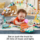Fisher-Price Activity City Gym To Jumbo Playmat, Infant To Toddler Activity Gym With Music, Lights, Vehicle Toys And Extra-Large