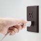 6-Pack Safety Innovations Self-Closing (1Screw) Standard Outlet Covers - An Alternative To Wall Socket Plugs For Child Proofing
