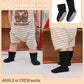 Lanleo Baby Girls Boys Non Slip Socks With Grips Toddler Kids Unisex Warm Thick Cotton Ankle Crew Socks With Grippers 6 Pairs Bl