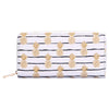 Kukoo Womenas Printed Zip Around Wallet Phone Clutch Purse Card Holder Organizer