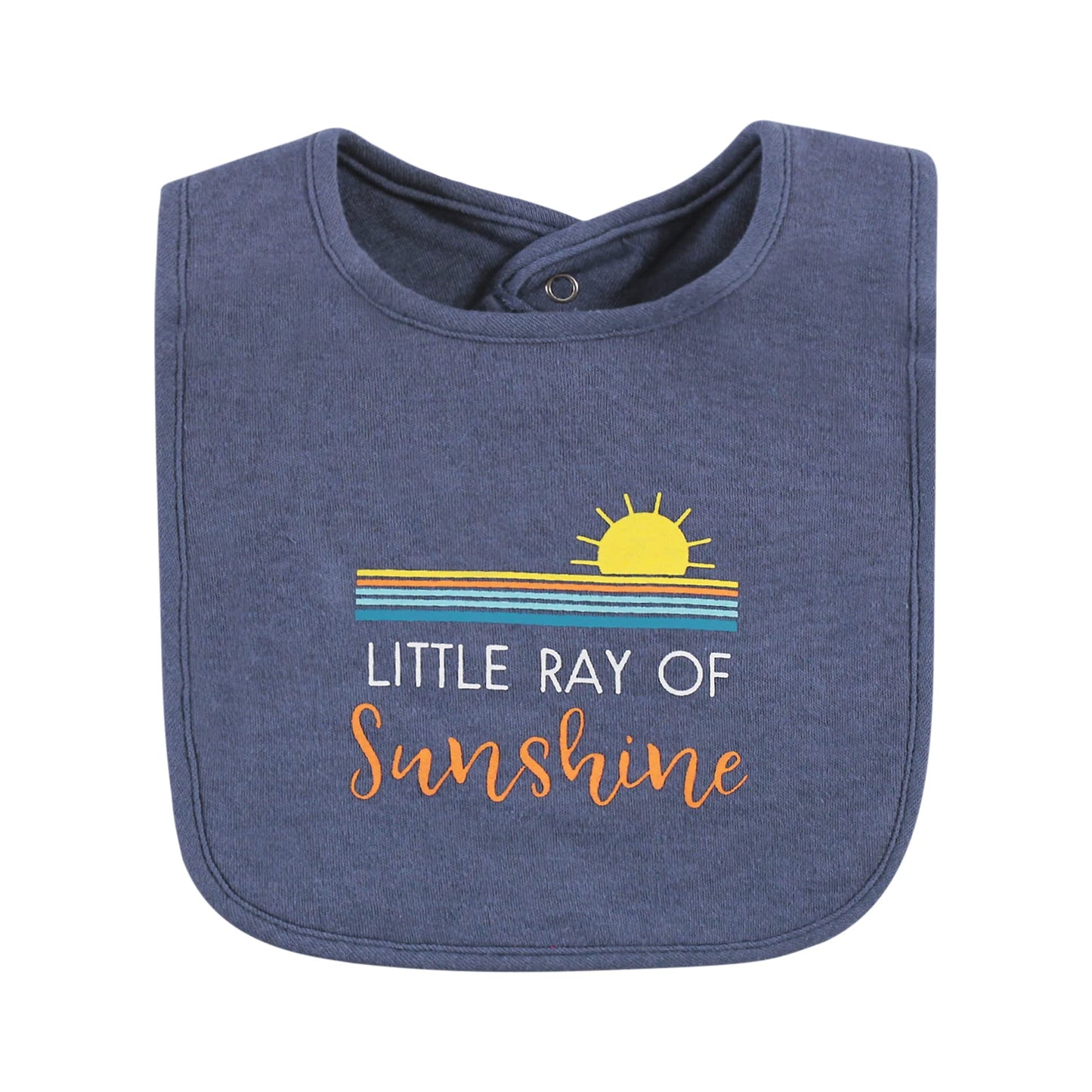 Hudson Baby Unisex Baby Cotton Bibs, Surfer Dude, One Size