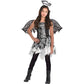 Amscan 842696 Black And Silver Fallen Angel Costume, Children Medium Size, 1 Piece