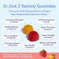 First Day Kids Multivitamin Gummies - Multivitamin For Kids Ages 4+, Delicious Strawberry & Orange, Beta Carotene, Fruit & Veget