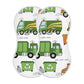 Mazeann Garbage Trucks Car Burp Cloths Baby Boys Girls Absorbent Soft Cotton Burping Cloths Rags 2 Pack