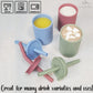 Cascade Kids Silicone Toddler Smoothie Cups with Straw, Unbreakable Training Cup with Straw for Babies and Toddlers for less mes