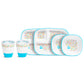 Munchkin Splash Toddler Feeding Supplies Set, Includes Divided Plate, Bowl and Open Cup, Blue Sprinkles