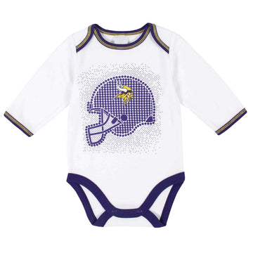 Gerber Nfl Baby Boys Registry Gift Set 3 Pack Bodysuit Footed Pant And Cap, Team Color, 6-9M Us
