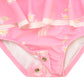 Gerber Girls' One-Piece Swimsuit, Pink Daises, 6-9 Months