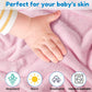 6 Pieces Baby Bath Towels 30 X 30 Inch Hooded Baby Towel Hooded Bath Blanket Absorbent Coral Fleece Hooded Baby Bath Shower Towe