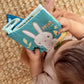 Ingenuity Storytime Sylvi Soft Baby Crinkle Book - 6 Pages - Sensory Surprises on Every Page - Ages 0M+