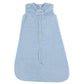 Hudson Baby Unisex Baby Plush Sleeping Bag, Sack, Blanket, Solid Light Blue Fleece, 12-18 Months