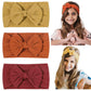 Jollybows 3Pcs Baby Nylon Headbands Hairbands Hair Bow Elastics For Baby Girls Newborn Infant Toddlers Kids (3-Yellow+Orange+Bur