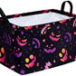 Happy Halloween Pumpkin Storage Basket Gift Laundry Bins Collapsible Storage Baskets Bins with Handles Laundry Basket Nursery Ha