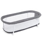 Baby Delight Snuggle Nest Bassinet, Portable Baby Bed, for Infants 0 - 5 Months, Charcoal Tweed