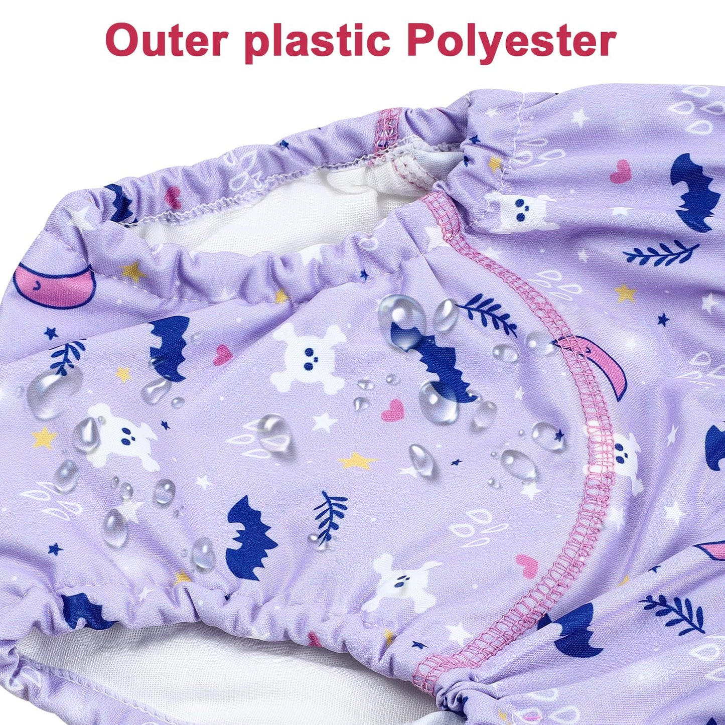 Moomoo Baby Plastic Training Underwear Leakproof Rubber Pants For Potty Training For Boys And Girls
