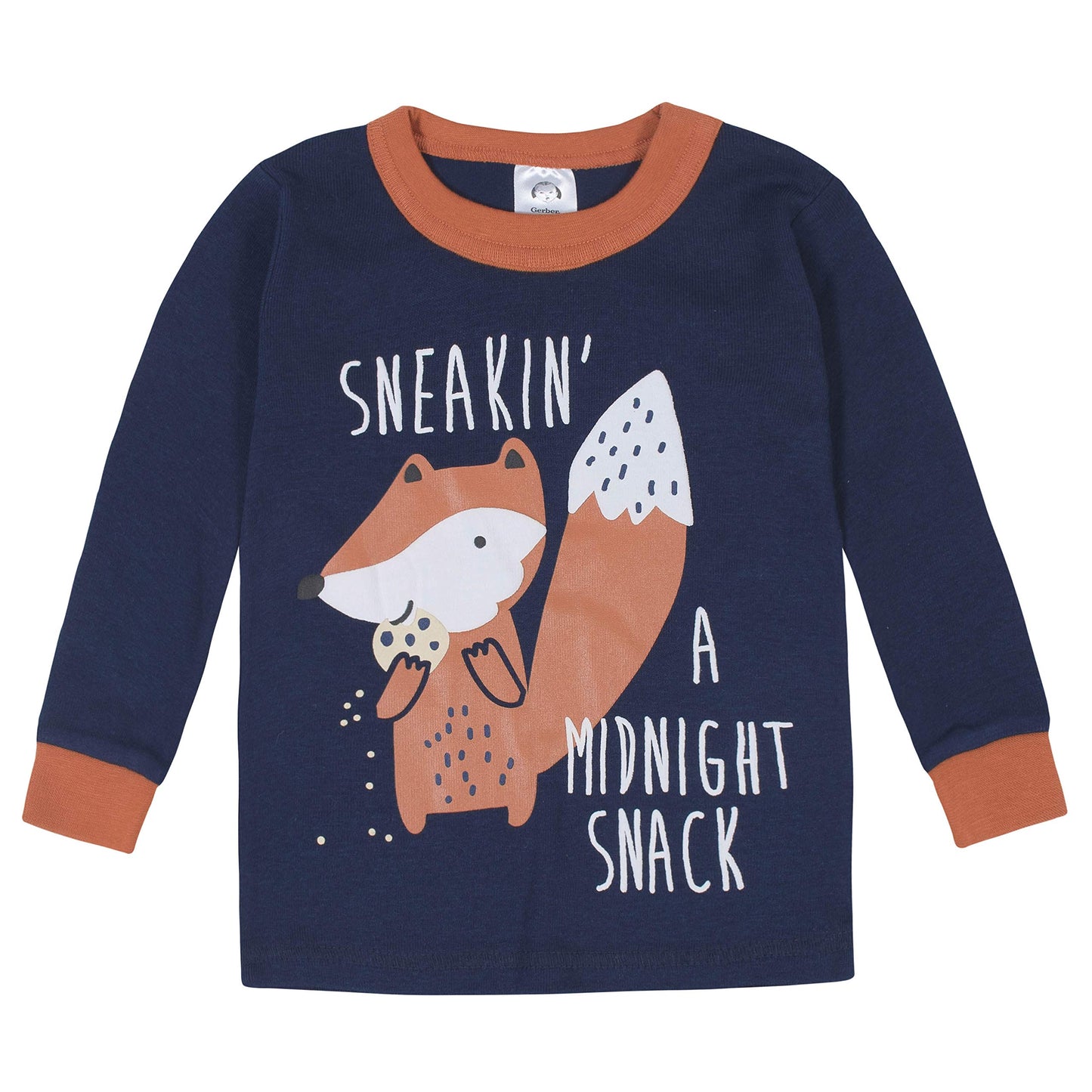 Gerberbaby Boystoddler Snug Fit 4-Piece Pajama Setfox Grey12 Months