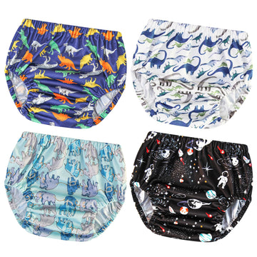 Joyo Roy Training Underwear For Boys - 1T Rubber Pants For Potty Training - Plastic Diaper Cover - Swim Diaper Covers For Toddle