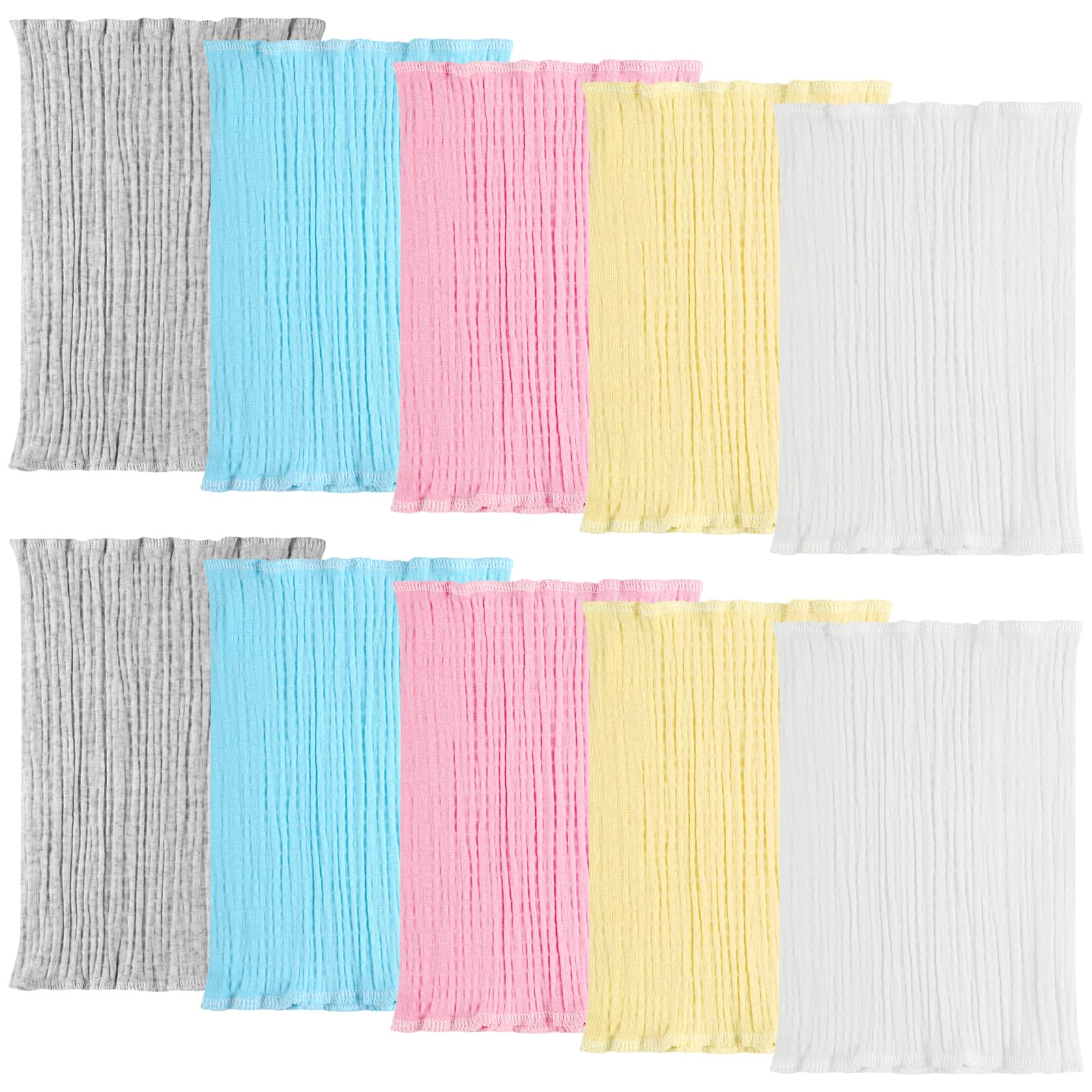 Cutecrop 10 Pcs Baby Belly Band Elastic Gtube Belt Double Layer Belly Button Cover Cotton Gtube Cover Umbilical Hernias Belt For