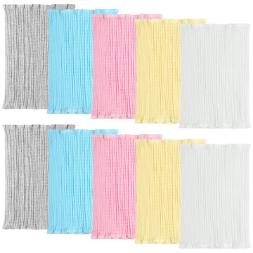 Cutecrop 10 Pcs Baby Belly Band Elastic Gtube Belt Double Layer Belly Button Cover Cotton Gtube Cover Umbilical Hernias Belt For