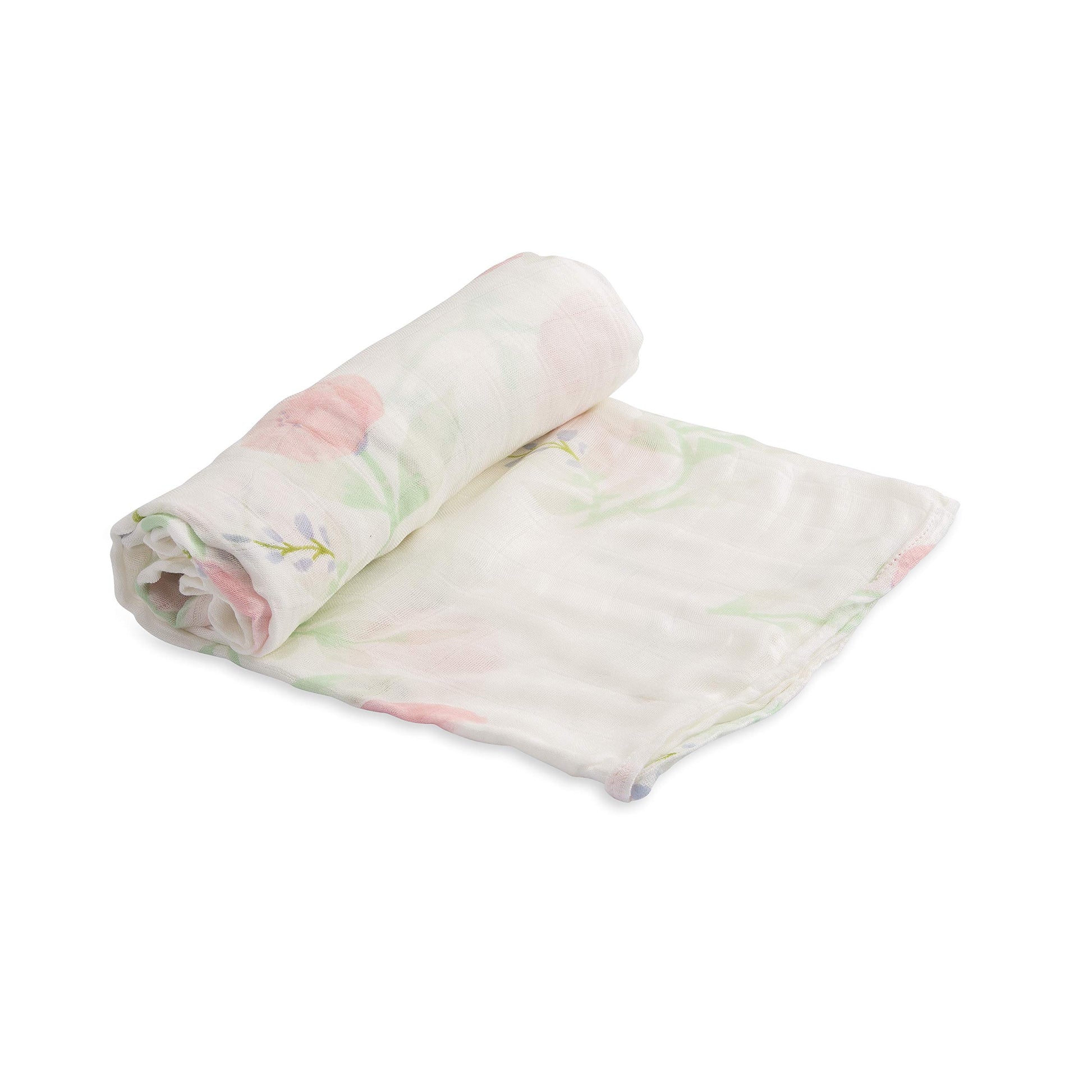 Little Unicorn Deluxe Swaddle | Single | 100% Rayon Muslin From Bamboo | Super Soft | Newborns And Infants | Large 47    X 47