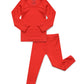 Avauma Baby Boys Girls Pajama Set Kids Toddler Snug Fit Ribbed Sleepwear Pjs For Daily Life Style (Js/Red, 5T)
