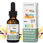 Go Healthy Vitamin D3 K2 (Mk-7) All-Trans Drops For Kids - Easy-To-Absorb Vegan D Liquid, Children'S Growth & Immune Support, Gl