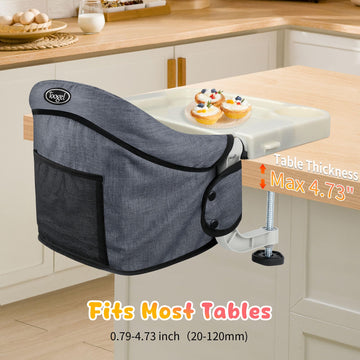 Hook On High Chair With Tray: High Chair For Babies And Toddlers 6-36 Months, Portable And Foldable High Chair For Home And Trav