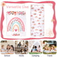 Toddler Nap Mat With Removable Pillow And Soft Dot Minky Blanket Pea Pod Kids Rainbow Floral Napping Mats Extra Large Rolled Slu