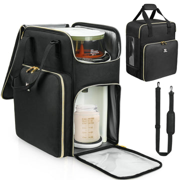 Jaffzora Carrying Case Compatible With Baby Brezza Formula Pro Advanced Formula Dispenser Machine, Insulated Baby Formula Mixer