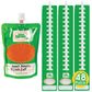 Disposable 6oz Baby Food Storage Pouch Containers, 24 Pk- Write What You Want Squeezable Pouches- Make Homemade Organic Food for