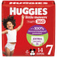 Huggies Size 7 Baby Diapers, Little Movers HuggFit 360 Baby Diapers with 360 Waistband, Size 7 (41+ lbs), 14 Count, Packaging Ma