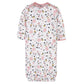 Gerber Unisex Baby Boy And Girls 4-Pack Sleeper Gown Bear Pink 0-6 Months