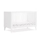 Delta Children Ollie 4-in-1 Convertible Crib - Greenguard Gold Certified, Bianca White