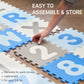 Tadpoles Foam Playmats for Kids, 36 Interlocking Tiles Teach the ABCs and Numbers 0-9, Total Floor Coverage 74    x 74    (36 Sq