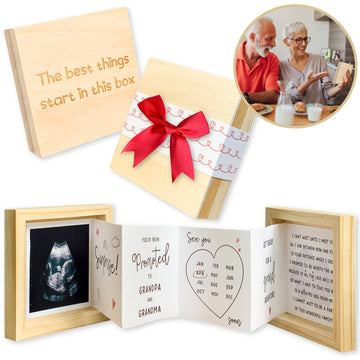 97 Decor Grandparents Baby Announcement Gifts - Pregnancy Announcement For Grandparents - Pregnancy Reveal Grandparents Ideas, N