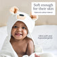 Natemia Premium Ultra Soft Hooded Baby Towel - Grey Raccoon Animal Design - Newborn To Toddler - Made In Turkey