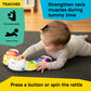 Baby Einstein Glow & Discover Light Bar Musical Toy, Activity Station, Sitting Up and Tummy Time Toy, Color and Animal Learning
