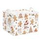 Clastyle Christmas Gingerbread Baby Laundry Hamper Snowflake Kid Storage Basket Boy Girl Gift Toy Box Collapsible Clothes Organi