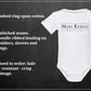 Mari Kyrios Randy Macho Man Savage Comedy One Piece Wrestling Parody | Funny Baby Clothes Bodysuit 6 Months White