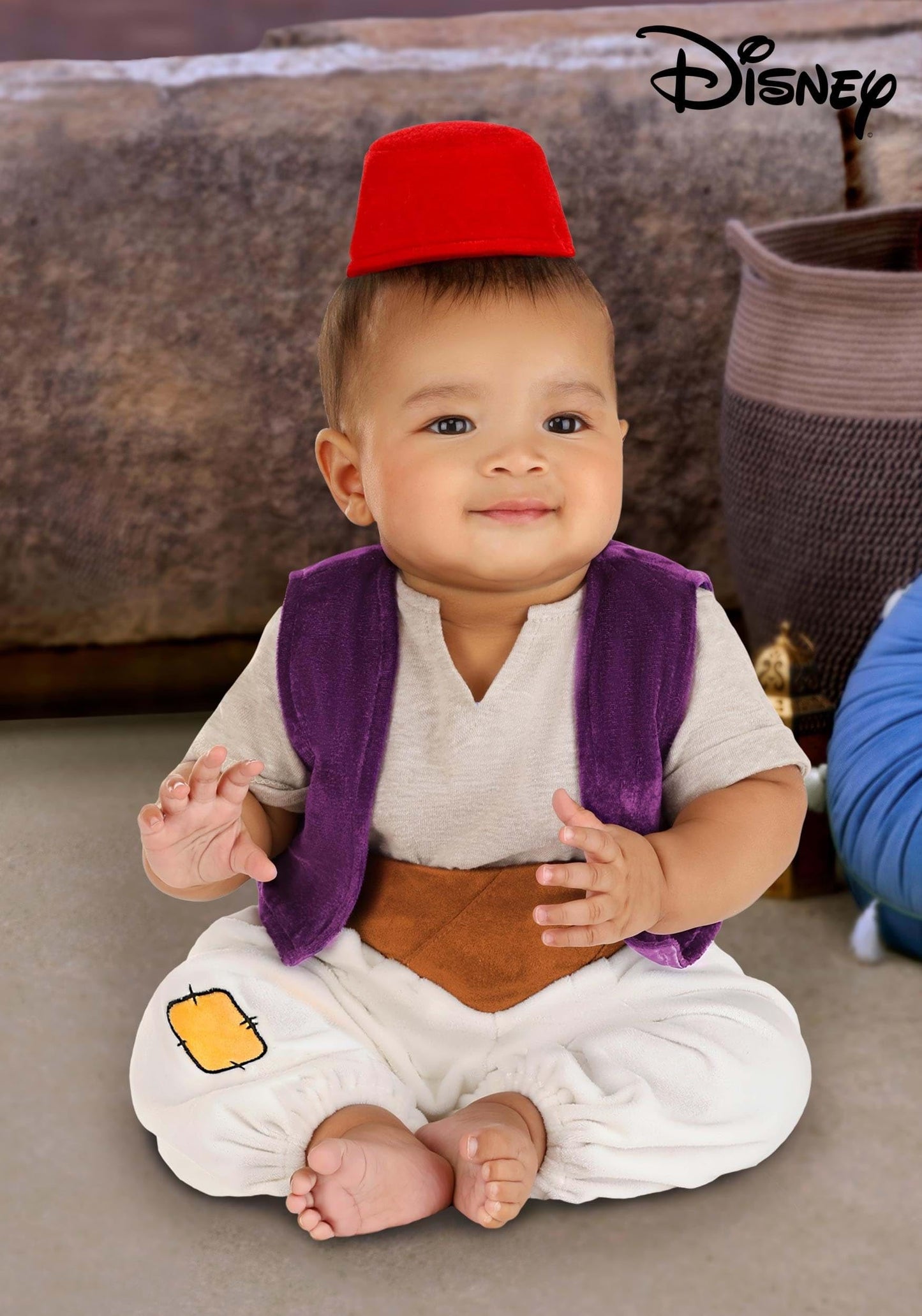 Fun Costumes Disney Infant Aladdin Halloween Costume, For Babies 6/9 Months