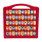 Battat - French Alphabet Toy For Learning - 50 Pop-Up Flaps - Letters, Words, Numbers, Colors, Shapes - Educational Toy For Todd