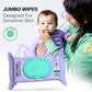 Freestyle Soft Jumbo Baby Wipes, Hypoallergenic And Unscented, Water-Based Wet Wipes For Babies, Finely Suited For Sensitive Ski