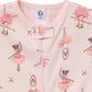 Gerber Baby-Girls 2-Pack Footed Pajamas, Ballerinas